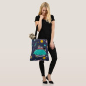Astronaut Outer Space Cartoon Tasche (Am Model)