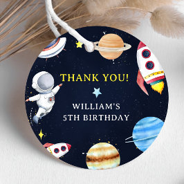 Astronaut Outer Space Geburtstag Vielen Dank für I Geschenkanhänger