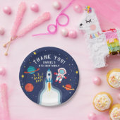 Astronaut Outer Space Geburtstag Vielen Dank Pappteller (Party)