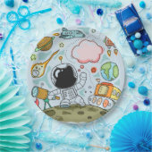 Astronaut Outer Space Geburtstagsparty Thema Pappteller (Party)