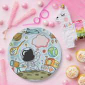 Astronaut Outer Space Geburtstagsparty Thema Pappteller (Party)