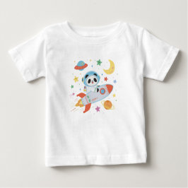 Astronaut Panda Baby T-shirt