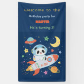 Astronaut Panda Banner (Vertikal)