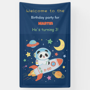 Astronaut Panda Banner