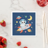 Astronaut Panda Serviette (Beispiel)