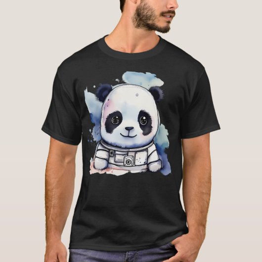 Astronaut Panda T-Shirt (Vorderseite)