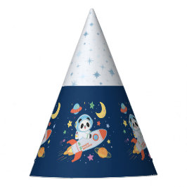 Astronaut Panda - Weltraumthema für Partyhütchen