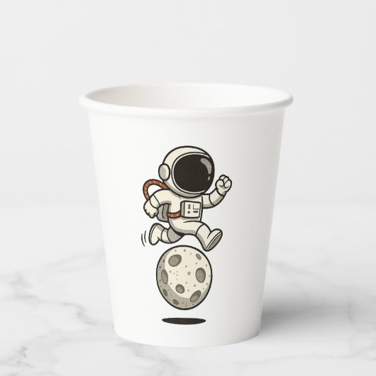 Astronaut Pappbecher (Vorderseite)