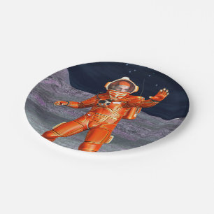 Astronaut Pappteller