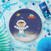 Astronaut Pappteller (Party)