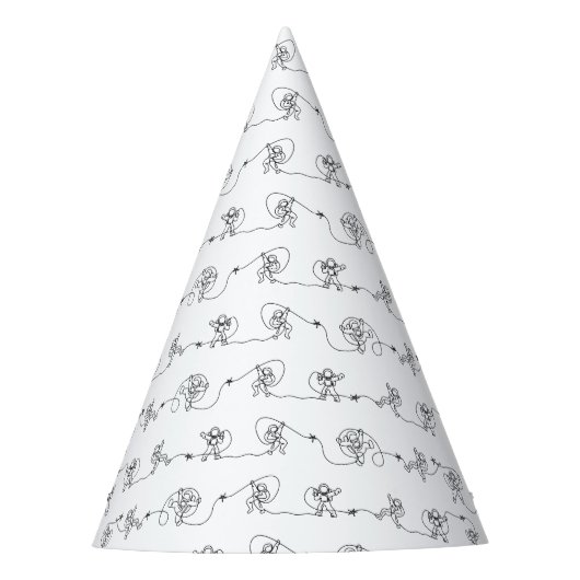 Astronaut Party Hat Partyhütchen (Vorderseite)