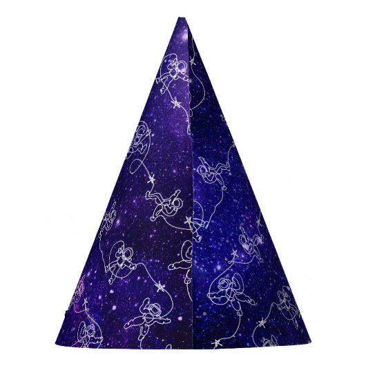 Astronaut Partyhütchen (Rückseite)