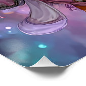 Astronaut Penguin Poster (Ecke)