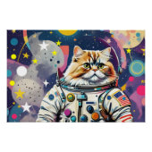ASTRONAUT PERSIAN CAT 3 POSTER (Vorderseite)