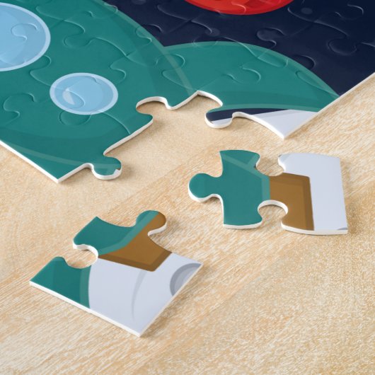 Astronaut Personalisiert Jigsaw Puzzle (Seite)
