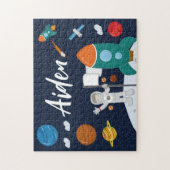 Astronaut Personalisiert Jigsaw Puzzle (Vertikal)