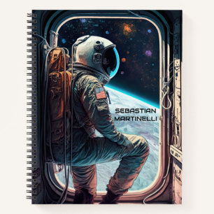 Astronaut Personalisiert Notizblock