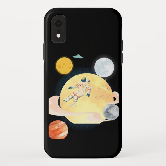 Astronaut phone  Case-Mate iPhone hülle (Rückseite)