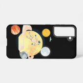 Astronaut phone  samsung galaxy hülle (Rückseite (Horizontal))
