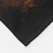 Astronaut Piano in Split Realität - Surreal Fleecedecke (Ecke)