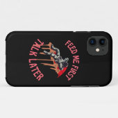 Astronaut Pizza Funny Case-Mate iPhone Hülle (Rückseite (Horizontal))