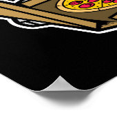 Astronaut Pizza Poster (Ecke)