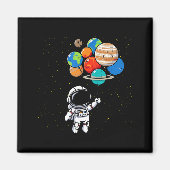 Astronaut Planet Balloons Cute Space Galaxy Boys G Magnet (Vorne)