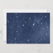 Astronaut Planet Rakete WeltraumBaby-Dusche Einladung (Rückseite)