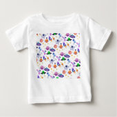 Astronaut Planet Rocket Baby T-shirt (Vorderseite)