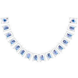 Astronaut & Planets Happy Birthday Banner