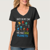 Astronaut Planets Solar System Dwarf Space  Astron T-Shirt (Vorderseite)