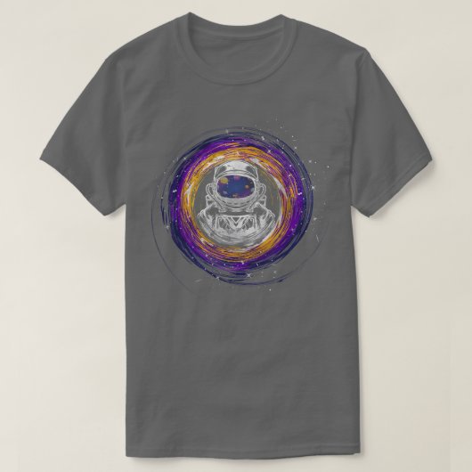Astronaut Planets Space T-Shirt (Design vorne)