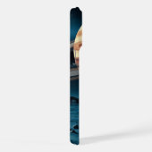 Astronaut platziert eine Fahne in der Sättigung -  iPhone Hülle (Rechte Seite)