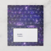 Astronaut Platzkarte (Außenseite Aufgefaltet)