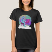 Astronaut Playing Piano On A Cloud In Outer Space  T-Shirt (Vorderseite)