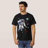 Astronaut Pool Player T-Shirt (Vorne ganz)
