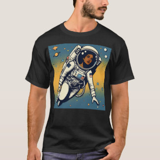 Astronaut Pop Art Style T-Shirt