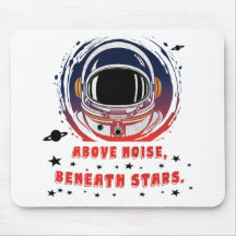 Astronaut Portrait Design - Mouse Pad