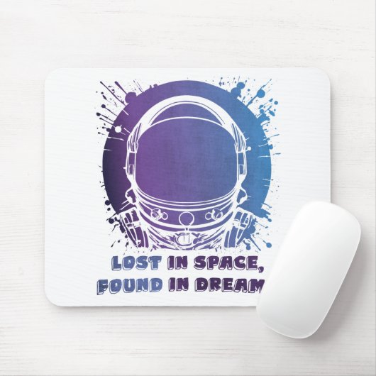 Astronaut Portrait - Lost in Space - Mousepad (Mit Mouse)