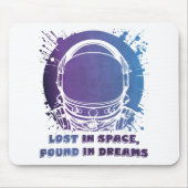 Astronaut Portrait - Lost in Space - Mousepad (Vorne)