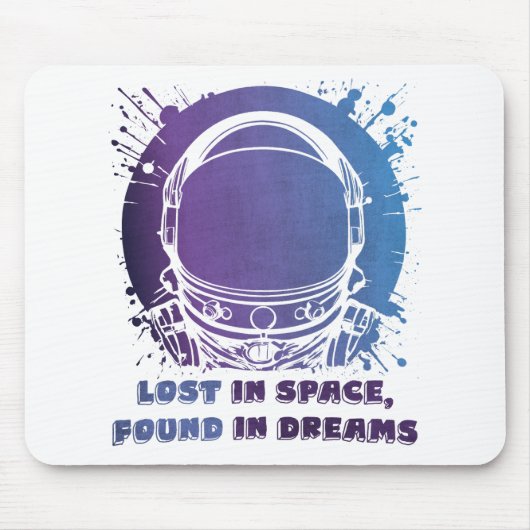 Astronaut Portrait - Lost in Space - Mousepad (Vorne)