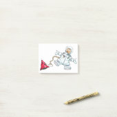 Astronaut Post-it Klebezettel (Auf Schreibtisch)