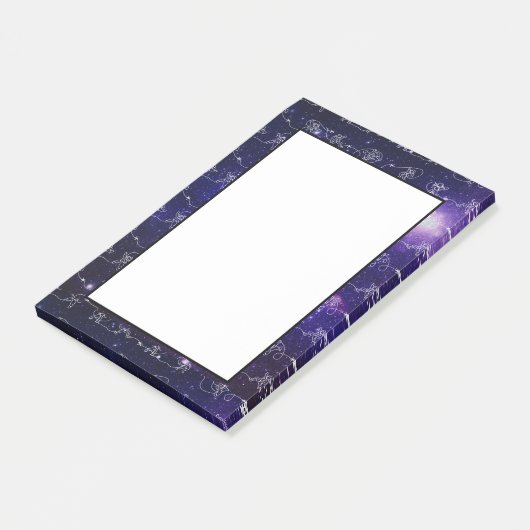 Astronaut Post-it Klebezettel (angewinkelt)