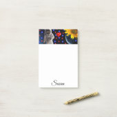 Astronaut Post-it Klebezettel (Auf Schreibtisch)