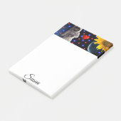 Astronaut Post-it Klebezettel (angewinkelt)