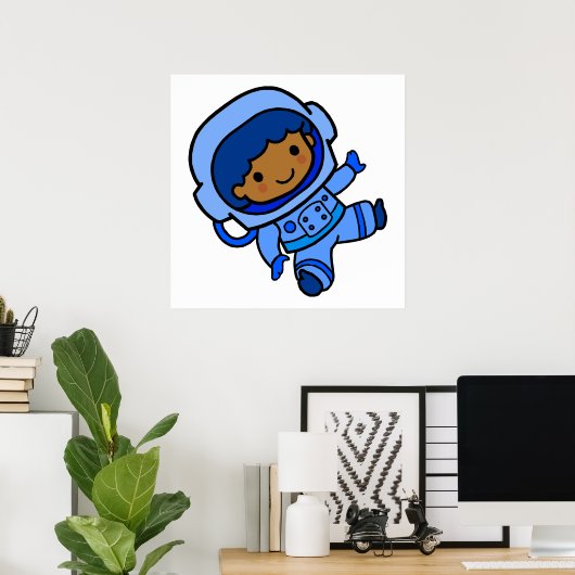 Astronaut Poster (Heimbüro)