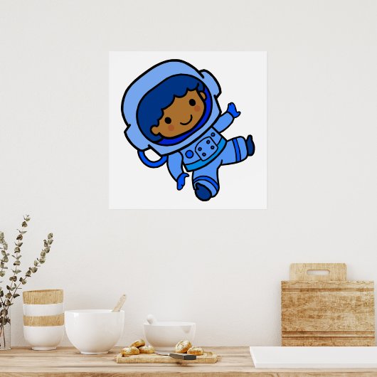 Astronaut Poster (Küche)