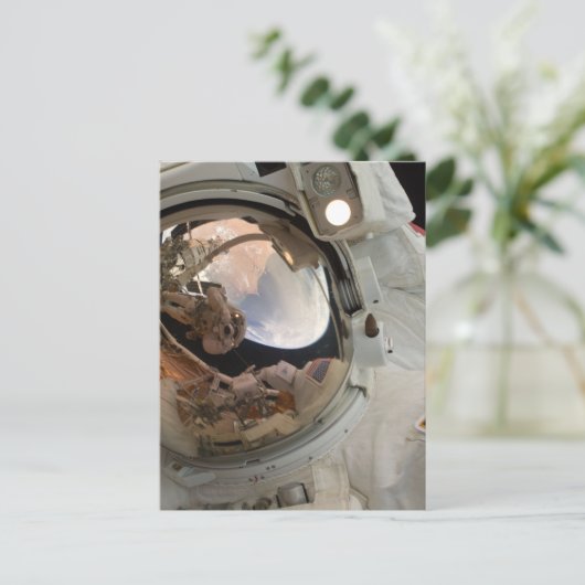 Astronaut Postkarte (Stehend Vorderseite)