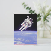 Astronaut Postkarte (Stehend Vorderseite)