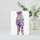 Astronaut Postkarte (Stehend Vorderseite)
